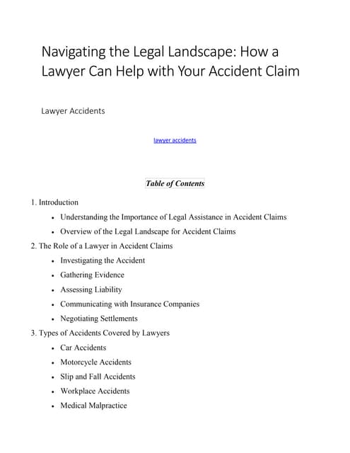 Conquer Your Accident Claim with Local Lawyers Now Conquer Your Accident Claim with Local Lawyers Now